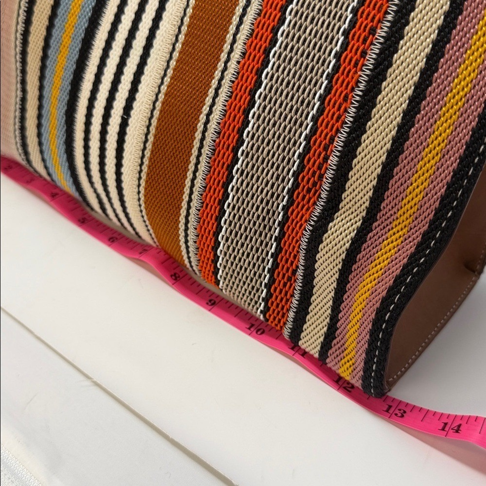 Tory Burch Lee Radziwill Patchwork Webbing & Leather Bag - Picture 13 of 17